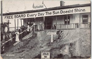 PILOT KNOB HOTEL Yuma, Arizona Laguna Dam 1911 Antique Postcard