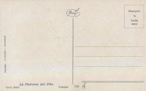 Our Lady portrait by Carlo Dolci Florence religious fine art vintage postcard