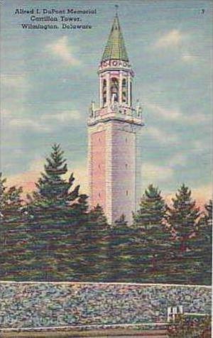 Delaware Wilmington Alfred I Dupont Memorial Carrillon Tower