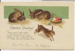 Easter Greetings, Rabbitts