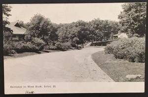 Entrance to West Park Joliet Ill