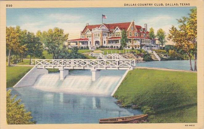 Texas Dallas The Dallas Country Club Curteich