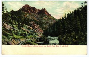 13823 Cathedral Spires, Platte Canyon Buffalo Park, Colorado & Southern Railroad