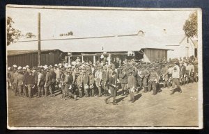 Mint Australia Real Picture Postcard RPPC WW1 Australian Troops