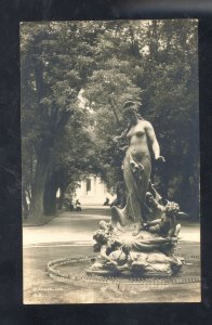 RPPC ALAMEDA MEXICO NUDE NAKED WOMAN STATUE VINTAGE REAL PHOTO POSTCARD