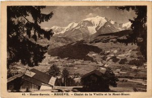 CPA Haute-Savoie - MEGEVE - Chalet de la Vieille et le Mont-Blanc (248576)