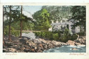 Wales Postcard - Pont-y-Pair - Bettws-y-Coed - Caernarvonshire - Ref 12055A