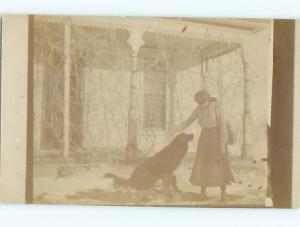 Old rppc ANIMAL SCENE Great Postcard AB2004