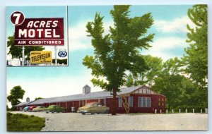 WENTZVILLE, MO Missouri ~ Roadside 7 ACRES MOTEL  St. Charles County  Postcard