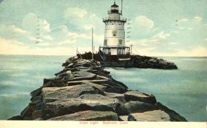 The Outer Light House - Saybrook CT, Connecticut - pm 1907