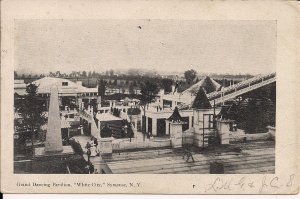 Syracuse NY White City AMUSEMENT PARK 1906 Dance Hall, Roadside New York
