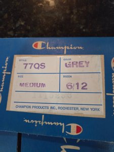 Vintage  Champion Sneaker Empty Box    11 x 8 x 4