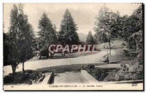 Old Postcard Clermont Ferrand Jardin Lecoq