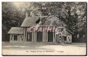 Old Postcard Hamlet of Chantilly park The lounge