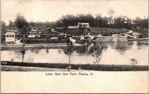 Illinois Peoria Glen Oak Park The Lake 1907