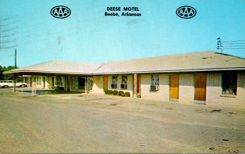 Arkansas Beebe Deese Motel 1966