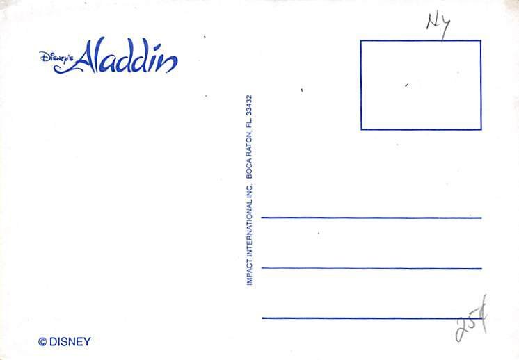 Aladdin Disney Fantasy Unused 
