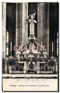 Postcard Old Orleans Interior of the Cathedral The Altar Master