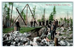 COBALT, Ontario, Canada ~ Red Rock SILVER MINE c1910s Valentine Co.  Postcard