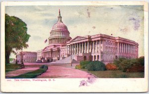 VINTAGE POSTCARD THE CAPITOL COMPLEX AT WASHINGTON D.C. c. 1900 PIONEER CARD