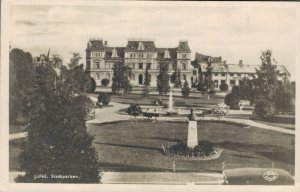 Sweden Lulea Stadsparken Luleå Vintage RPPC 07.82