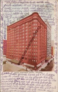 Great Nothern Hotel Chicago Illinois Postcard PC257