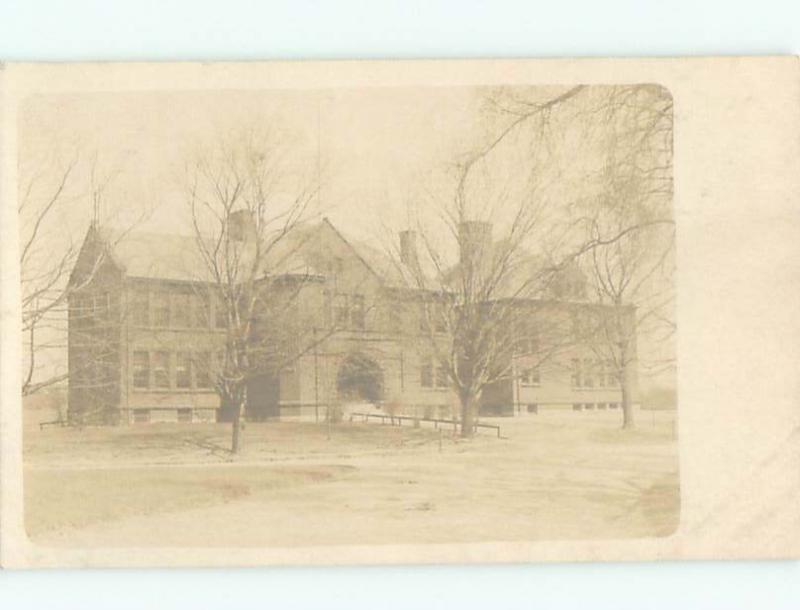 Old rppc BUILDING SCENE Architecture Postcard AB1090