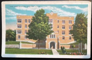 Vintage Postcard 1915-1930 Jane Lamb Hospital Clinton Iowa (IA)