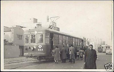 japan, KOBE, Street Car, TRAM (1940s) Real Photo