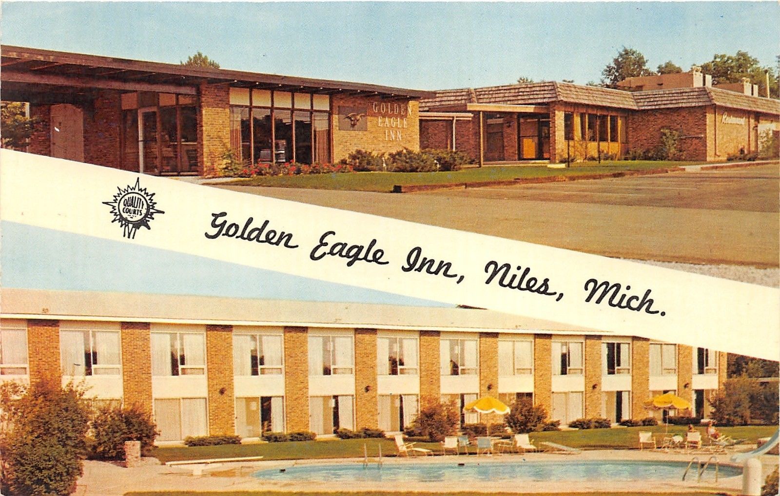 Niles Michigangolden Eagle Inn Showing Entrance Swimming