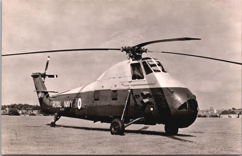 Westland Wessex XL727 England Helicopter Vintage RPPC 09.56 