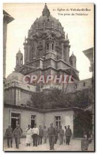 Postcard Ancient Church of Val de Grace View Taking the interior Hospital