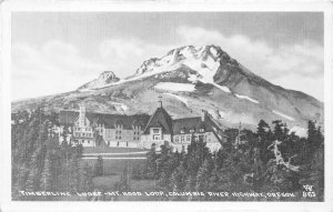 J19/ Timberline Lodge Oregon RPPC Postcard c1940s Mt Hood Loop  58
