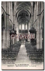 Old Postcard The High Marne Chaumont Eglise Saint Jean Baptiste Big Net