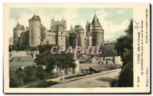 Old Postcard Vitre Chateau