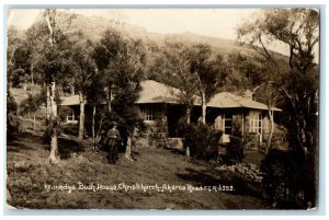 c1940's Kennedys Bush House Christchurch New Zealand RPPC Photo Postcard