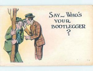 Pre-Linen alcoholism comic MAN WANTS TIP ON ANOTHER MAN'S BOOTLEGGER HL2329
