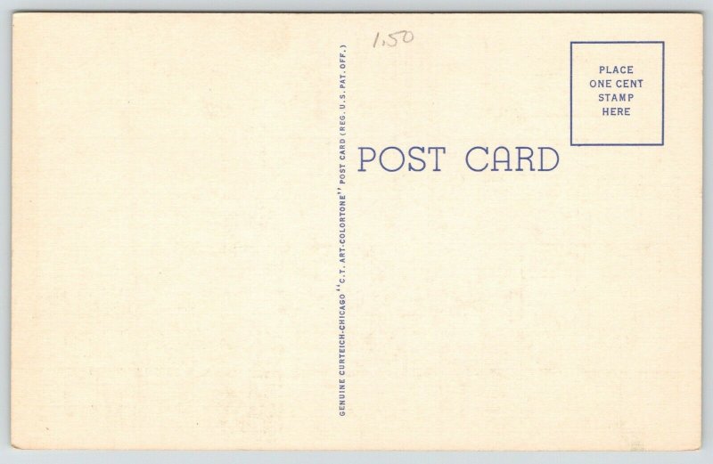 Fort Leonard Wood Missouri~War Department Theatre~WWII Era~1941 Linen Postcard 