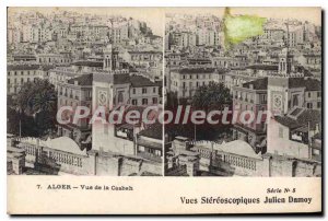 Old Postcard View Of The Algiers Casbah stroscopique view