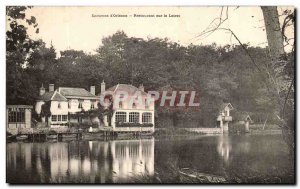 Old Postcard Surroundings Orleans Restaurant in Loiret