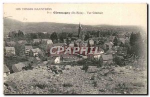Old Postcard Giromagny Vosges General view