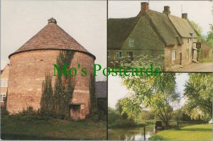 Northamptonshire Postcard-Wadenhoe, The Kings Head, Dovecote, River Nene RR19860