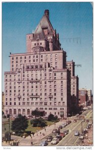 Aerial view,  The beautiful Hotel Vancouver,  Vancouver,  B.C.,  Canada,  40-60s