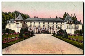 Old Postcard Chateau de Malmaison on the side of the & # 39arrivee