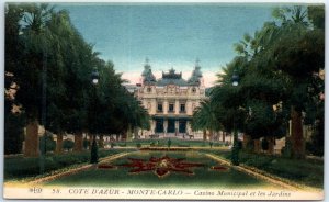 M-96122 Municipal Casino and Gardens Cote D'Azur Monte-Carlo Monaco