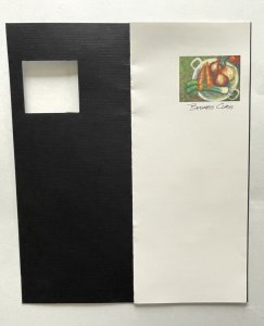 Vintage 80s Continental Business Class Airlines Dinner Menu