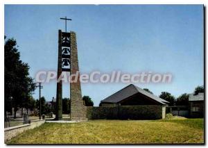 Postcard Old Bozouls Church of St. Pius X Architect J P chyli