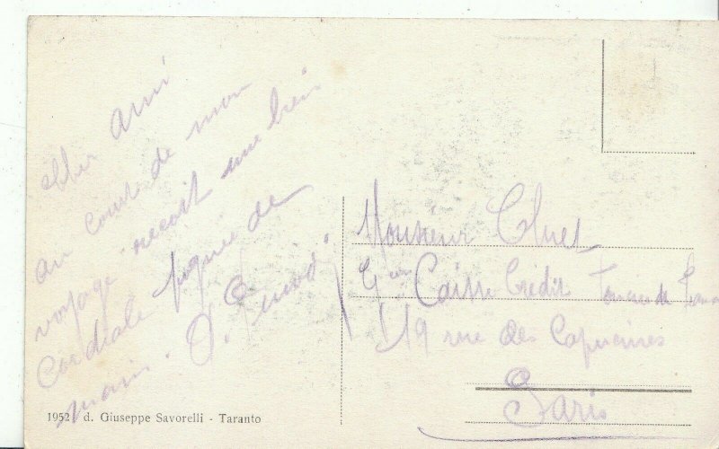 Italy Postcard - Taranto - Via Archita   3045