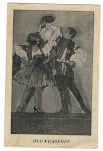 Germany 1925 Unused Postcard Duo Vraskoff Dance Folklore Ethnography
