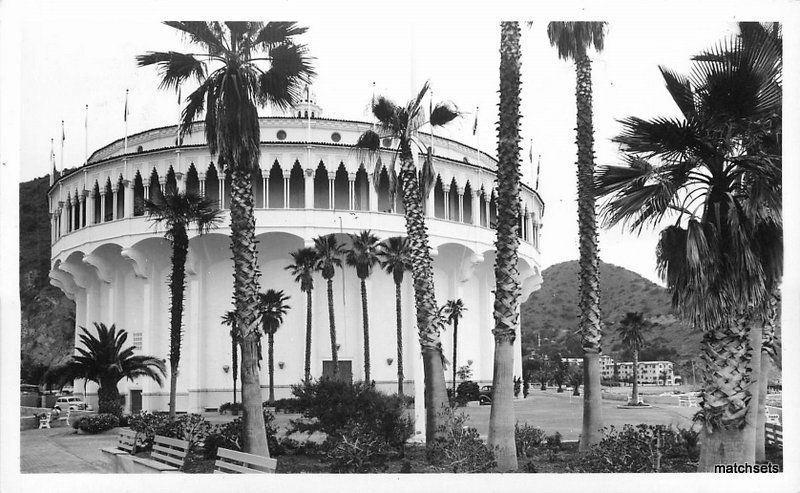 1940s Catalina Island California San Diego Casino Ballroom RPPC real photo 7702